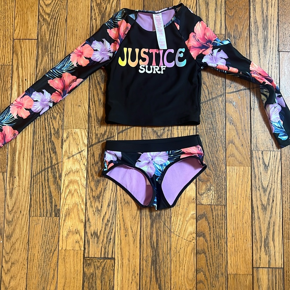 Justice swimsuit size 5/6